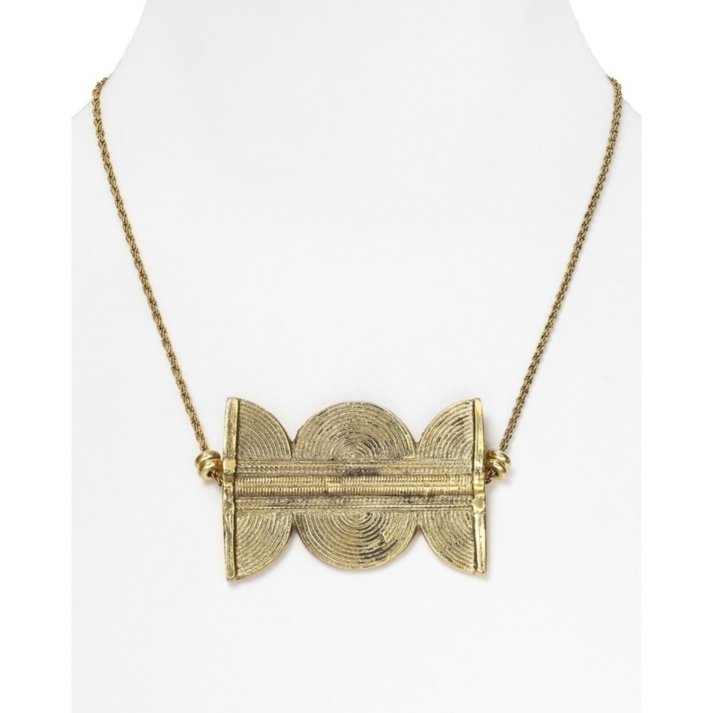 VANESSA MOONEY // ltd ed riot pendant necklace in brass